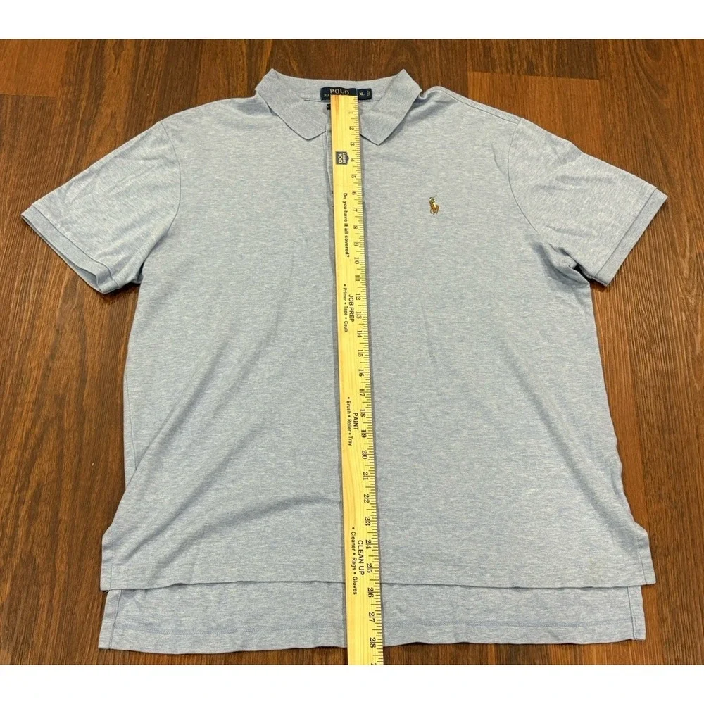 Polo Ralph Lauren Pima Soft Touch Polo‎ Shirt Men's XL Gray